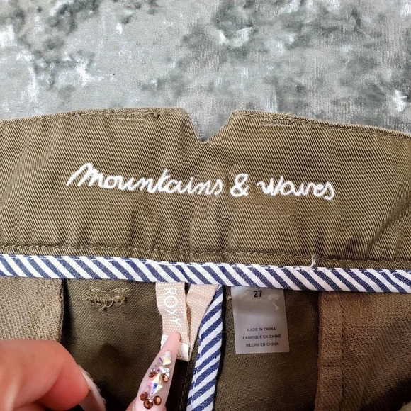 Roxy Green Poetry Chino Pants - Picture 3 of 9